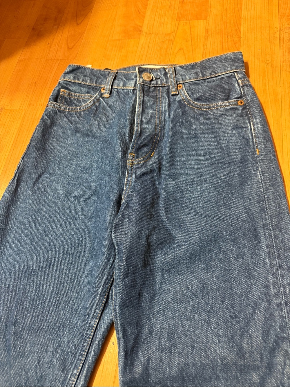 Reformation Cynthia high rise straight long jeans size 24 - Picture 2 of 10